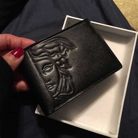 versace mens wallet|Versace men's wallets card holder.